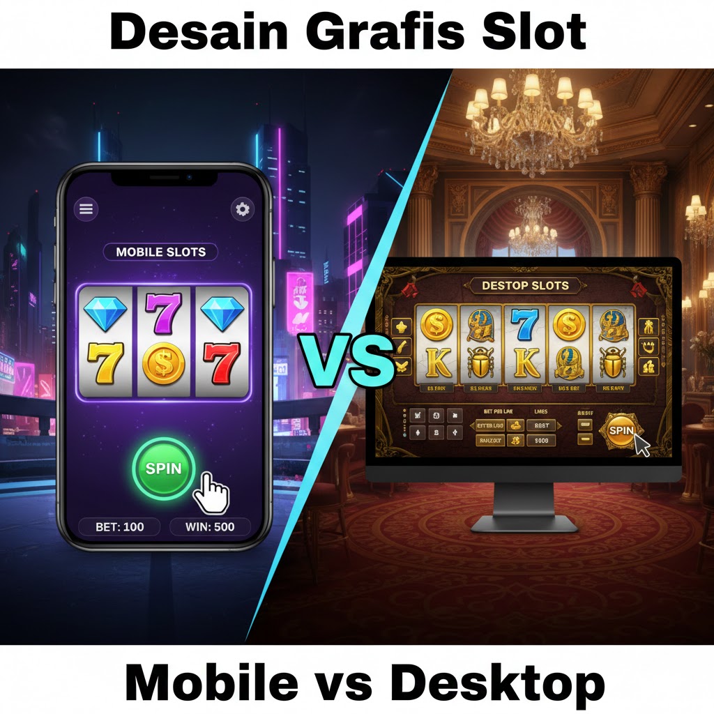 Desain Grafis Slot : Mobile vs Desktop