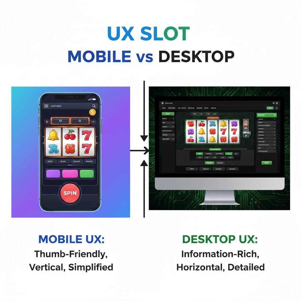 UX Slot Mobile vs Desktop : Perbedaan yang Perlu Diketahui